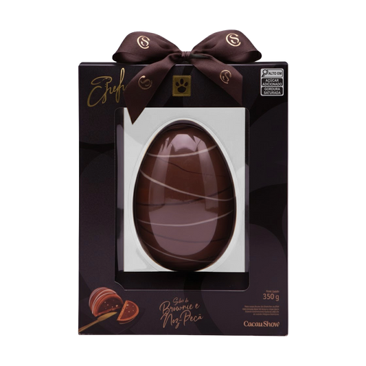 Ovo de Páscoa do Chef Brownie e Noz-Pecã 350g