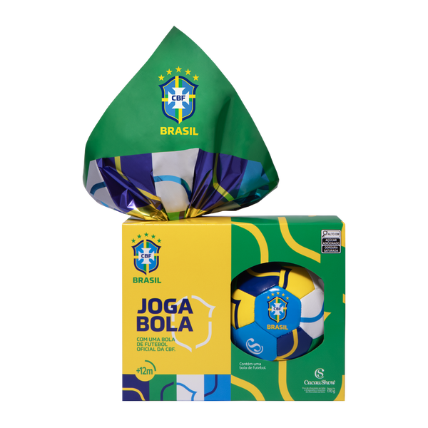 Ovo de Páscoa ao Leite Bola CBF Chocoesportes 170g