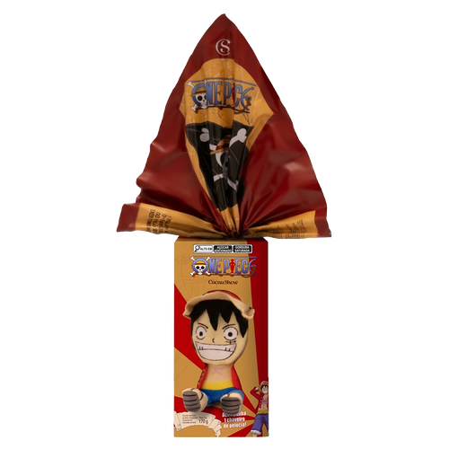 Ovo de Páscoa ao Leite Chaveiro Luffy One Piece 170g
